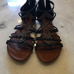 Daisy Fuentes black strappy Sandals 9
